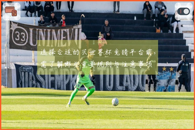 选择合适的买世界杯竞猜平台前，需了解哪些重要规则与注意事项